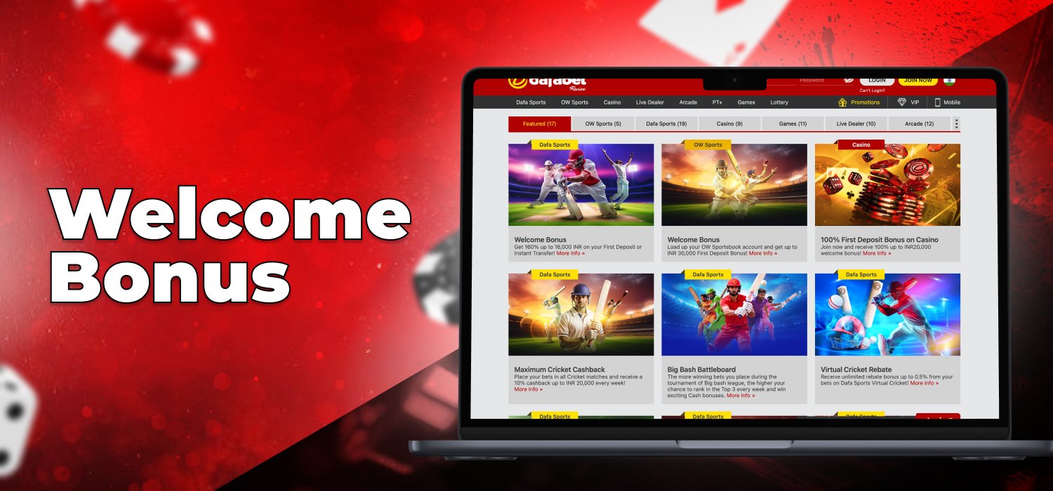 Dafabet welcome bonus